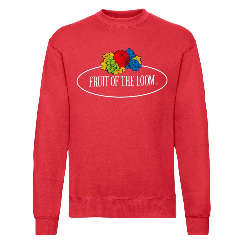 Męska bluza Fruit of the Loom z nadrukiem w stylu vintage