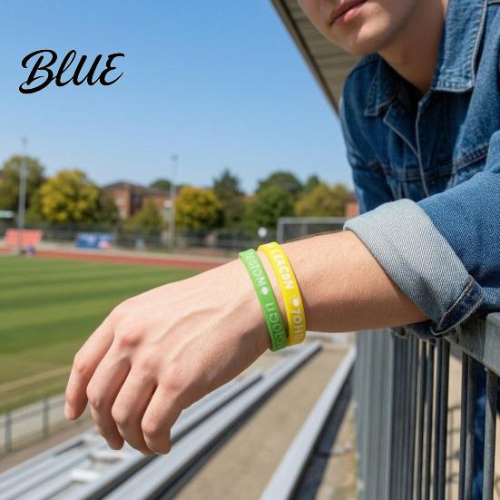 Decorative Wristbands for Classroom Activities 6 Pcs Welcome Back To School Bracelets, First Day of Gift Teens Silicone Students, Prize Accessories,