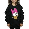 Disney Girls Daisy Duck Head Painted Sweatshirt