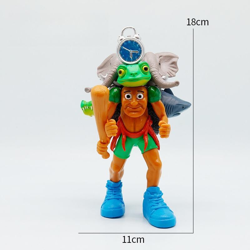 34 Style Italian Brainrot Figures Toys Tung Tung Tung Sahur Tralalero Tralala Anime Action Figurines Ornament Ornaments Decor