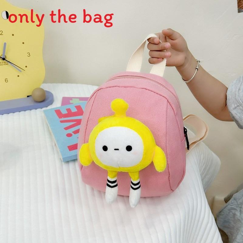 Childrens Cartoon Backpack With Plush Egg Party Doll Decoration For Preschool Kids