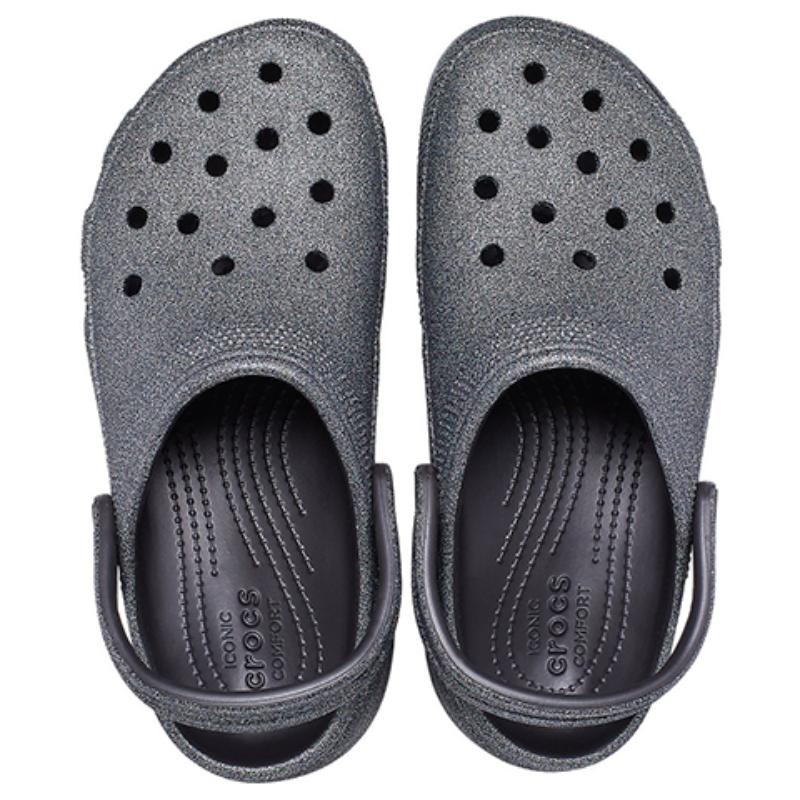 Crocs Classic Clog EVA Shining Cloud Sandals Women's Black