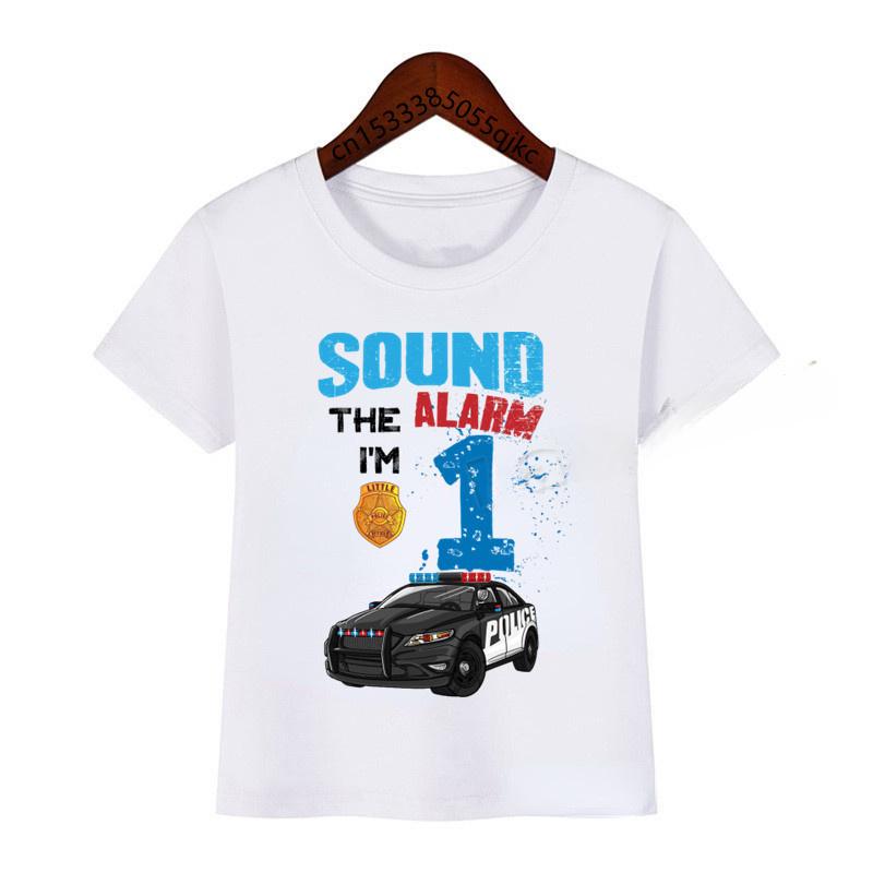 

Детская футболка с днем ​​рождения для мальчиков 1–10 лет, белая футболка, футболка с цифрами на день рождения для маленьких мальчиков и девочек 90cm