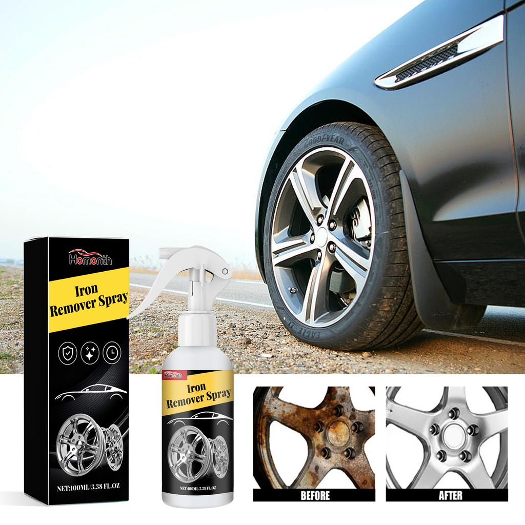 Universal Car Wheel Tire Cleaning Agent Car Wash Cleaner For Car Wheels Metal Surfaces Strong Decontamination Smooth Reliable