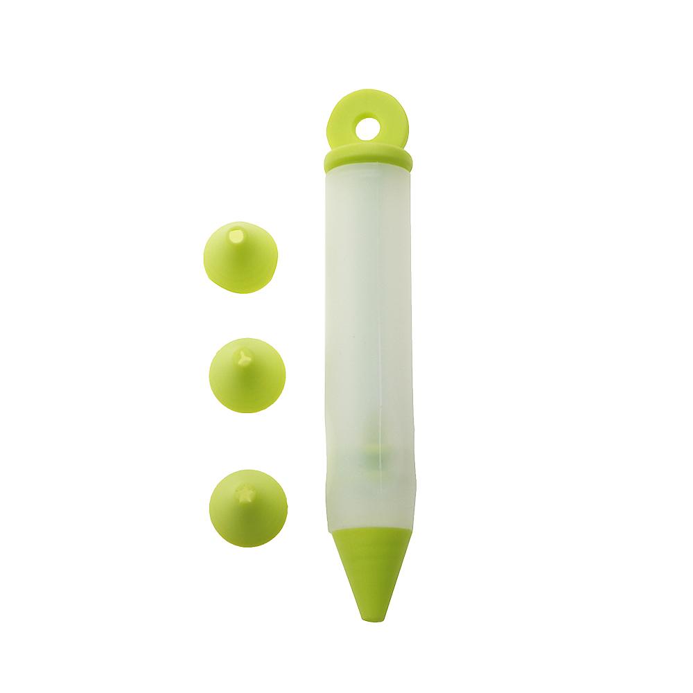 1Pcs Silicone Embossing Pen Set Chocolate Cream Writing Pen Embossing Mouth Cake Baking Biscuit Dessert Decorative Pen