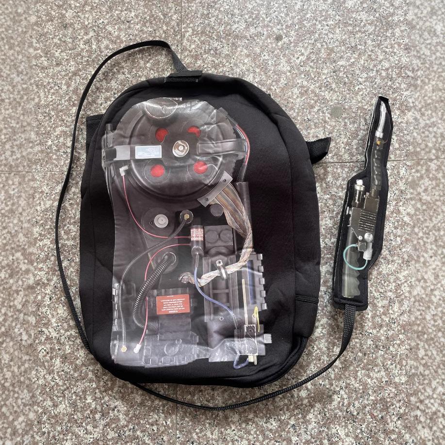 Ghostbusters Uniform, Ghostbusters, Costume, Quantum Bag with Gun, Halloween Costume.