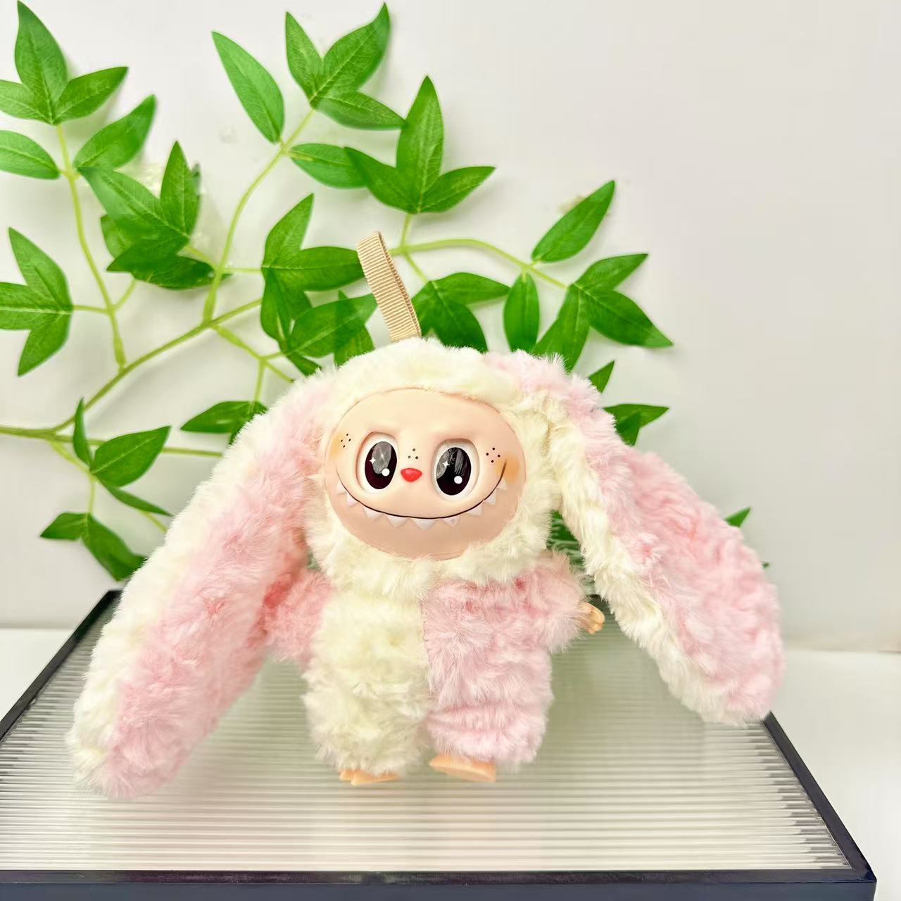 

Весенний Дикий Ухо Гранулированный Шкив Ткань Винил Плюшевая Кукла Подвеска Модный Игра Пара Аксессуары Кукла розовый