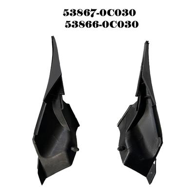 Left+Right Side Cowl Plate Plastic Replacement 2Pcs 53866-0C030