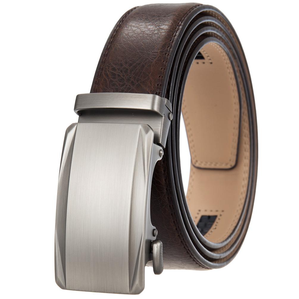 1Pcs Automatic Buckle Belt, Casual Belt, Men'S Korean Version Trendy Belt Ly36-35349-1