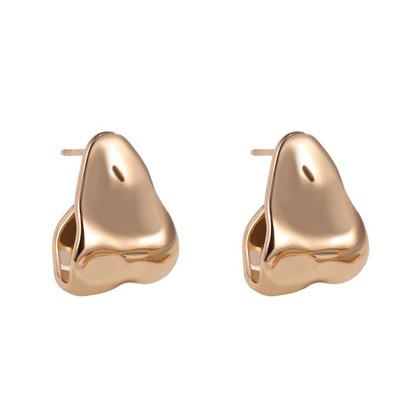 Smooth Twisted Irregular Earrings