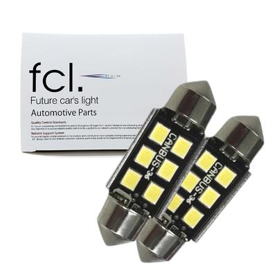 Fcl. Integrierter Canceller-LED 1,5 Zoll (37mm), 6 Reihen, Weiß, Set aus 2