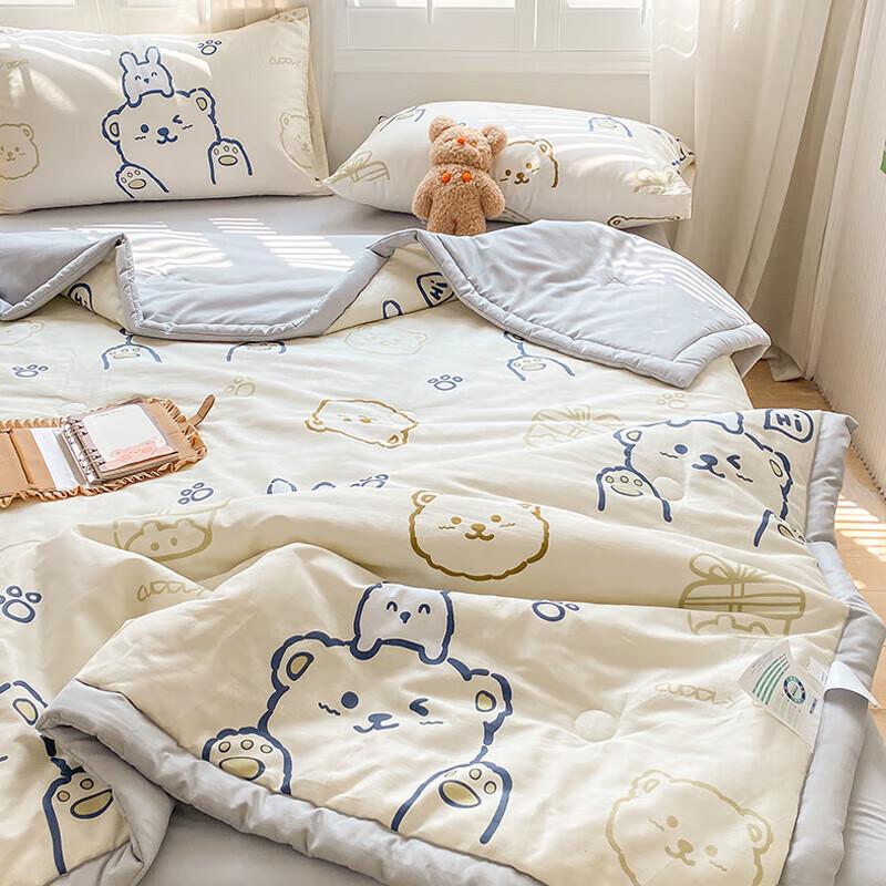 Nanjiren Machine Washable Cotton Blend Summer Quilt