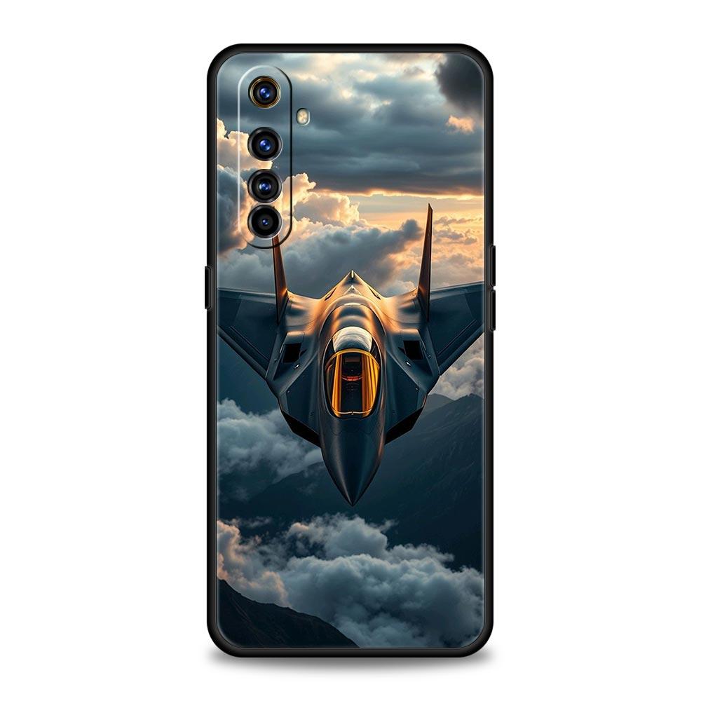 Aircraft Airplane Cool Phone Case For Realme 12 11 10 9 8 5G 7 6 GT5 GT3 GT2 Pro Plus C21 C11 C25 C35 For GT Neo 2 3 3T 5 Cover