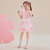 Hello Kitty Girls' Summer Sweet Bow Short Sleeve & Skirt Set