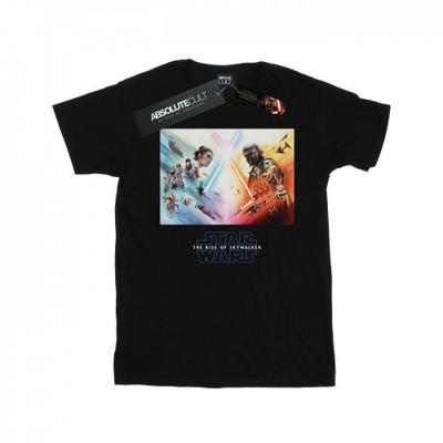 Mens Star Wars The Rise Of Skywalker Battle Poster T-Shirt