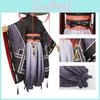 Original Genshin Impact Black Main Cosplay Costume Set Polyester Fabric Game Theme Characters)