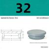 High-Temp Resistant Silicone Rubber Stopper with Card Slot Sealing Cap