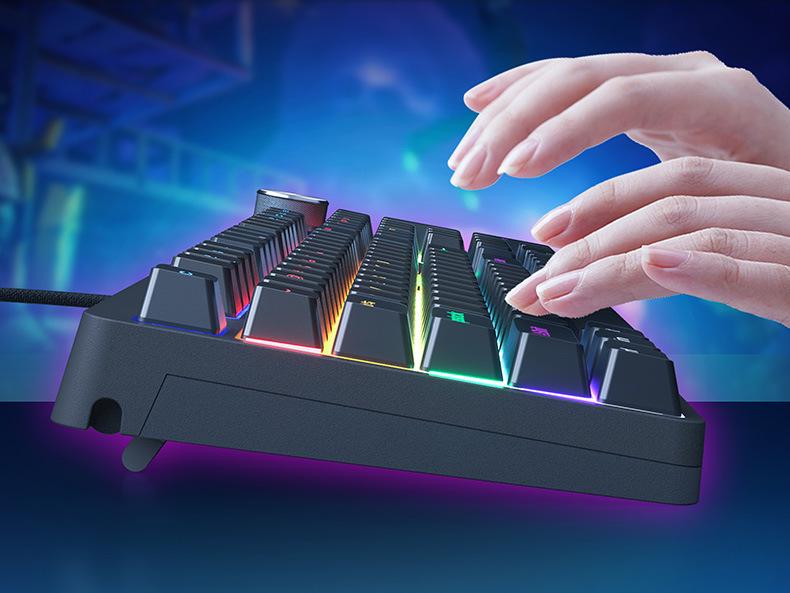 RGB Backlit Mechanical Keyboard and Gaming Mouse Set for Office & Gaming