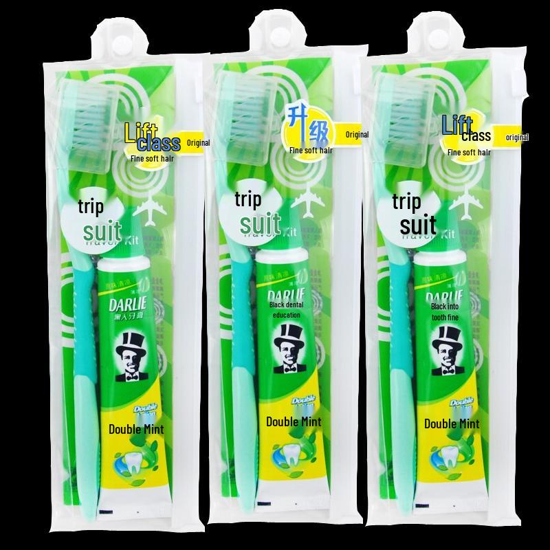 Darlie Dual Mint Toothpaste & Toothbrush Travel Set