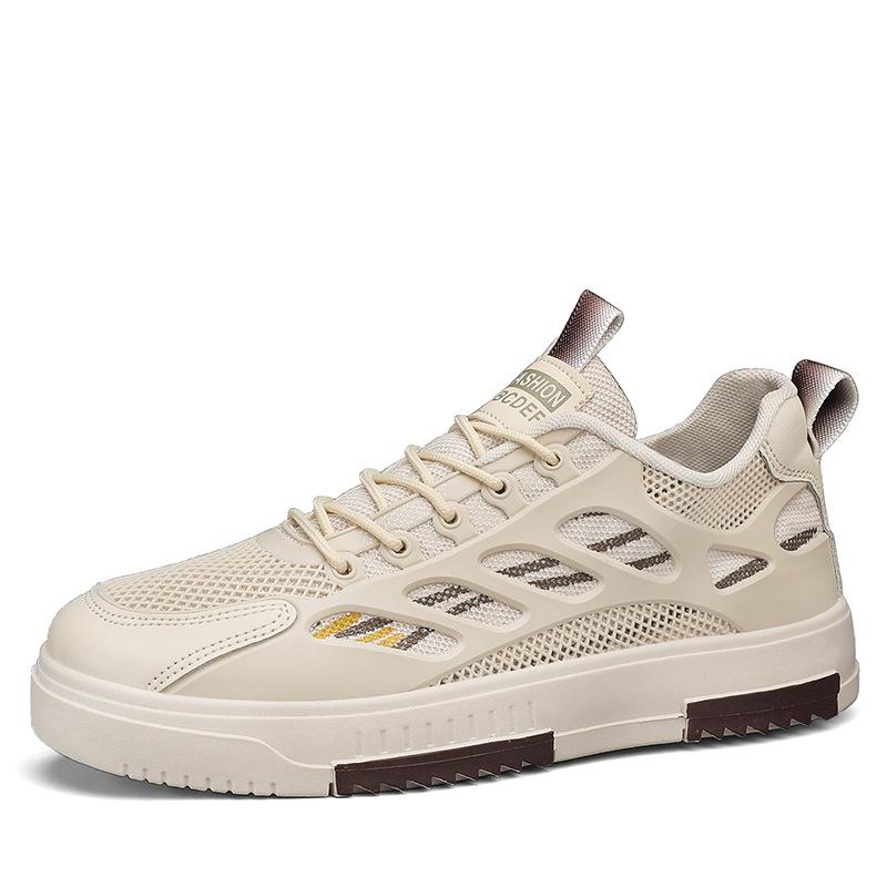 Board Schuhe Herren Sommer neu Mesh atmungsaktiv Sportlich lässig Netzschuhe Jugend vielseitig kleine weiße Herrenschuhe