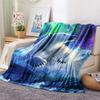 Polar Bear Print Flannel Blanket, High quality Comfortable for All Seasons, Home Decor, Warmth and Comfort, Perfect for Christmas Gifts