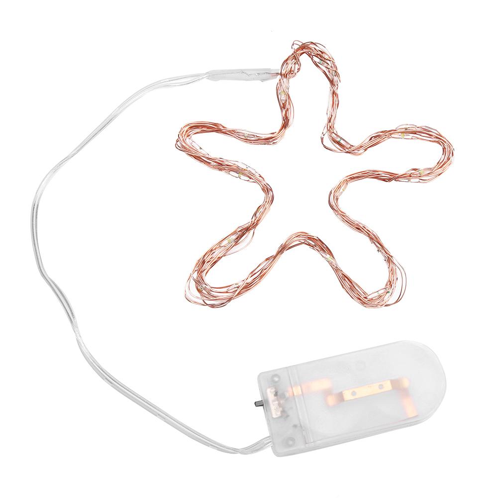 6m 60LEDs Copper Wire Battery Powered String Fairy Light Xmas Wedding Lamp  Decoration