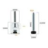 4 Pieces Table Leg Leveler Elevate Bracket Adjustable Furnishing Risers Leveler Feet for Bedroom Bed Couch Living Room Desk