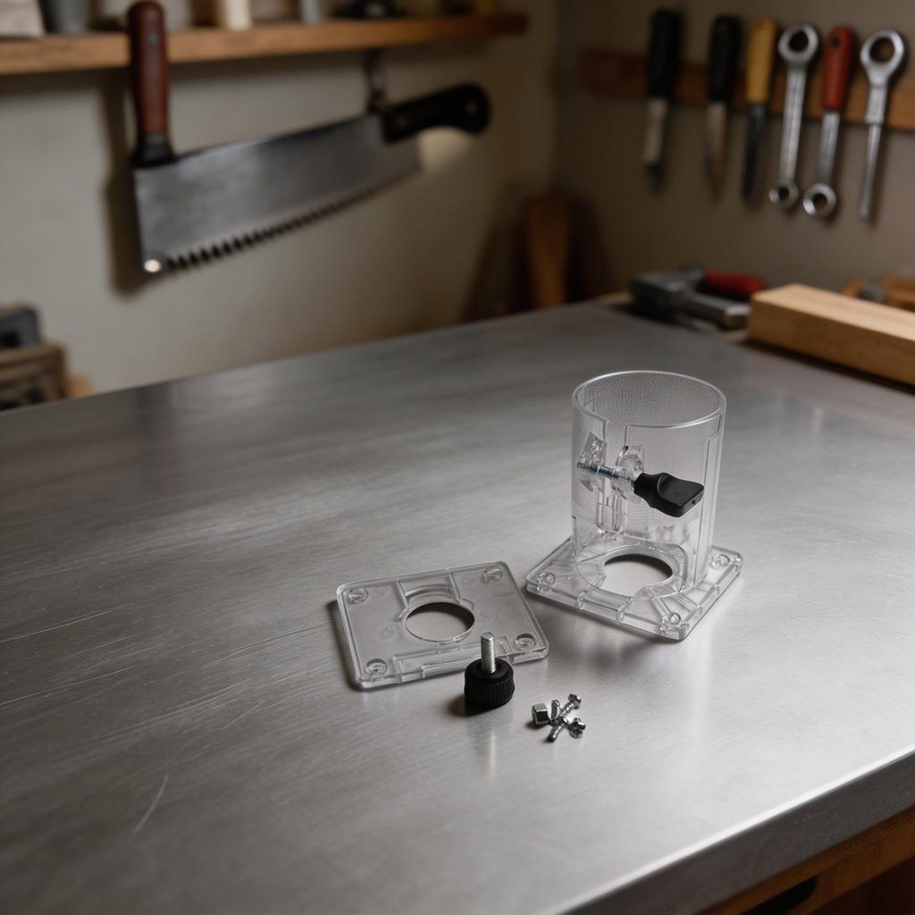 Plastic Transparent Protective Base Assembly for Trimmer Router Model For 3701 3703 Replacement Part for Edge Banding Tools