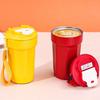 with Lid Eight-Angle Coffee Cup Stainless Steel Sports Cup Durable Icy Cup  for Home Work