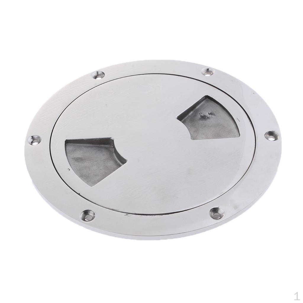 3-6inch Non-Slip Deck Plate (4 Sizes), Marine Access Boat Inspection Hatch/ Cover /Plate for