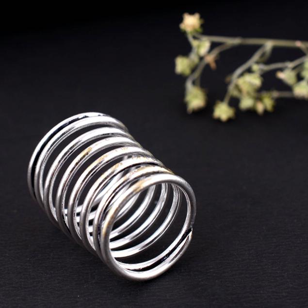 

Adjustable Arthritis Silver Ring – Handmade Splint Band for Thumb & Finger Joint Pain Support 3