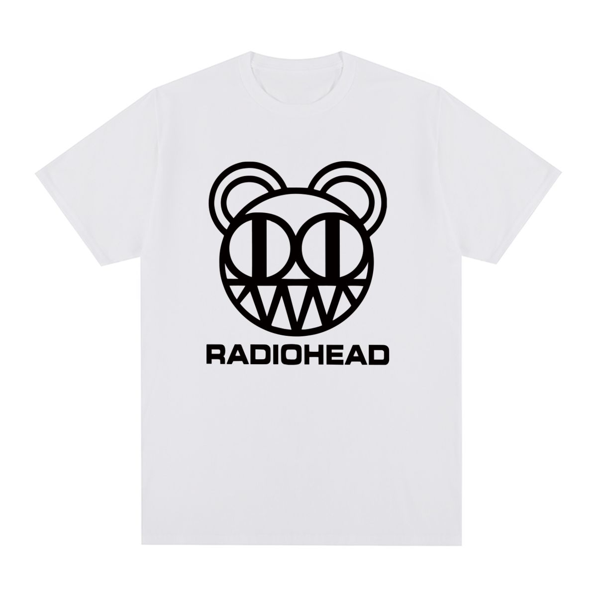Radiohead Винтажная футболка Рок-н-Ролл Amnesiac Хлопок Мужская футболка Новая футболка Женские топы S