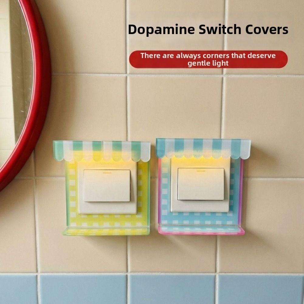 Creative Wall Switch Plate 86 Type Switch Plate Frame Retro Wall Decor Cover  Room Decoration