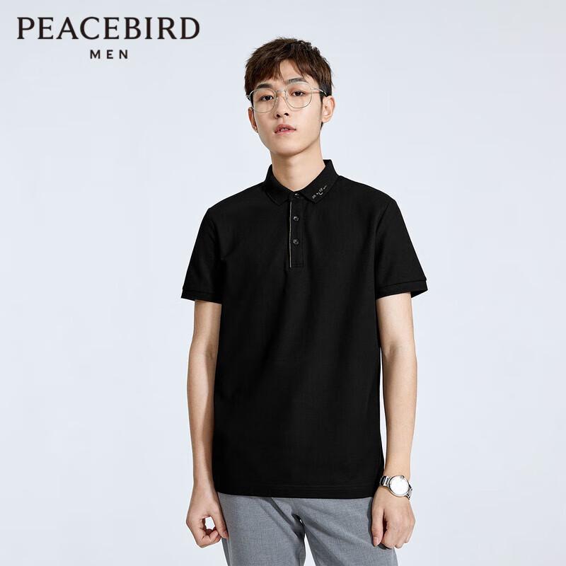 PEACEBIRD Men s Short Sleeve Polo Shirt S