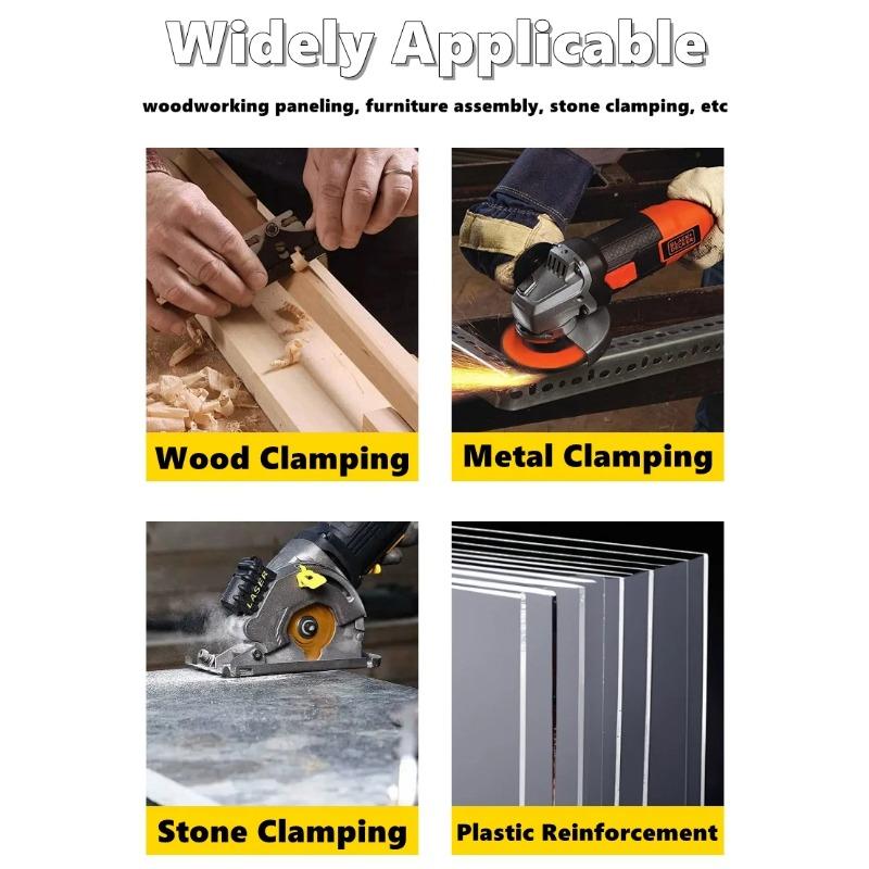 Heavy Duty F Clamp Quick Grip Bar Clamp Quick Release Woodworking Metal Fixing Clamp High Strength Carpentry Clamps Hand Tools