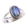 Natural Kyanite Gemstone Handmade 925 Solid Sterling Silver Gift Ring S.10 h5G68