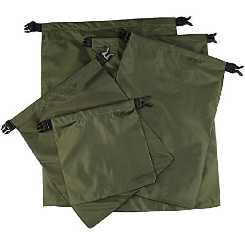 5Pcs Waterproof Dry Bags, 1.5L /2.5L /3.5L /4.5L /6L Lightweight Dry Sacks Portable Dry Bag for Outdoor Hiking Fishing Camping Use (Green)