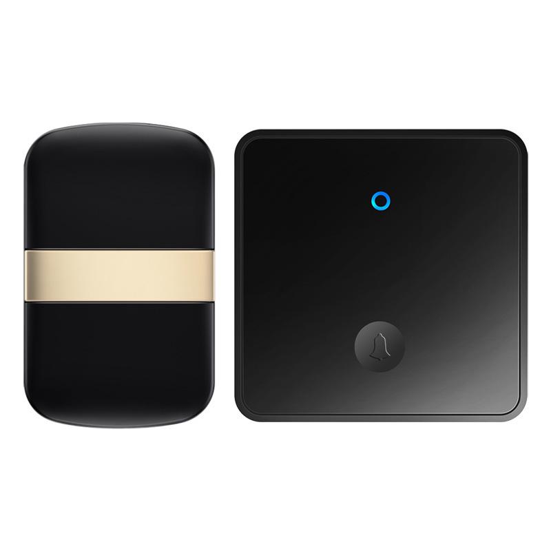 Self-Powered Wireless Doorbell with Large Panel, Waterproof Button, and Smart Chime