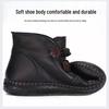 Ghete din Piele cu Căptușeală de Pluș și Talpă Antiderapantă pentru Mame și Bunici