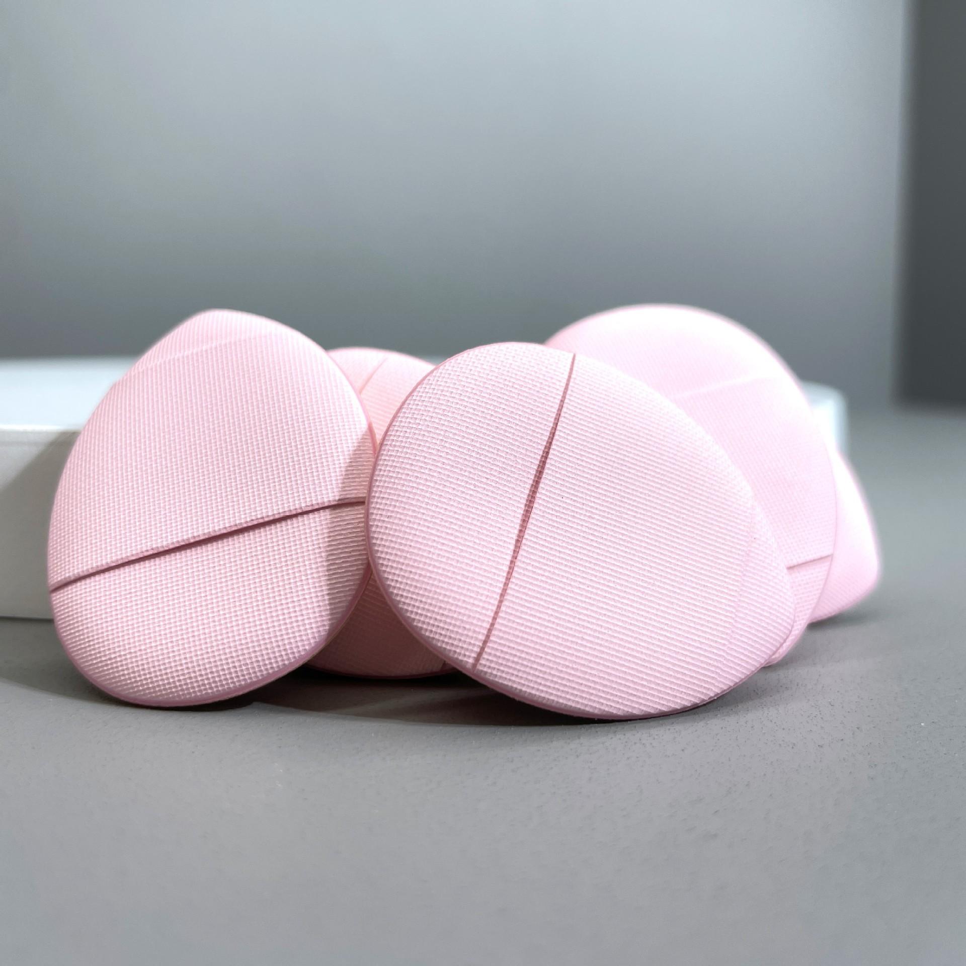 Fingertip Cushion Mini Finger Puff Ultra-Soft Cushion Puff Drift Bottle Puff Solid Color Beauty Blender Set Fingertip Powder Puff【P