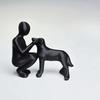 Pet Lovers Cute Dog Figurine 3D Printed Nordic-Style Home Decor Desktop Ornaments  Bookshelf