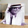Michael Jackson Throw Blanket Soft Comfortable All Seasons Perfect Sofa Office Nap Travel Festive Gift