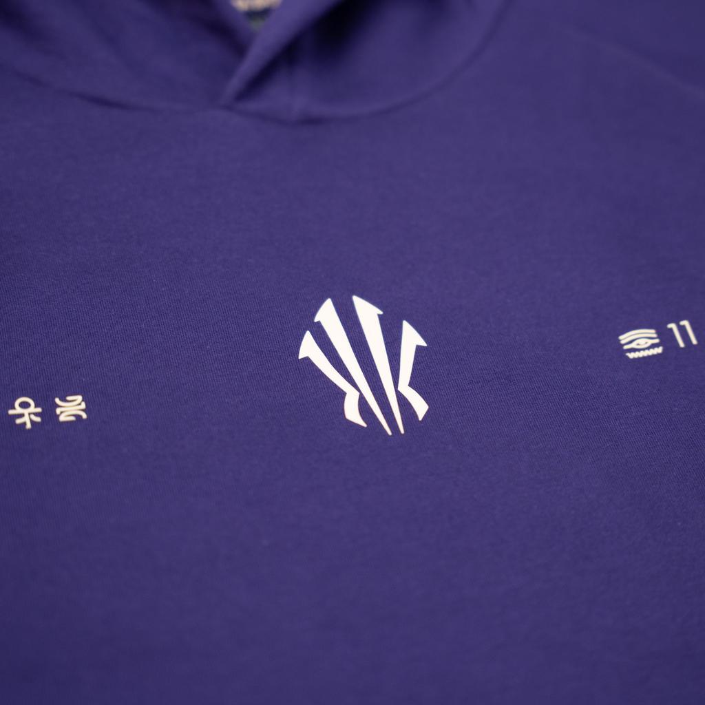 Anta Kyrie Series Hooded Soft Comfortable Fleece Versatile Loose Sweatshirt Unisex sweatshirt 172541702U-2