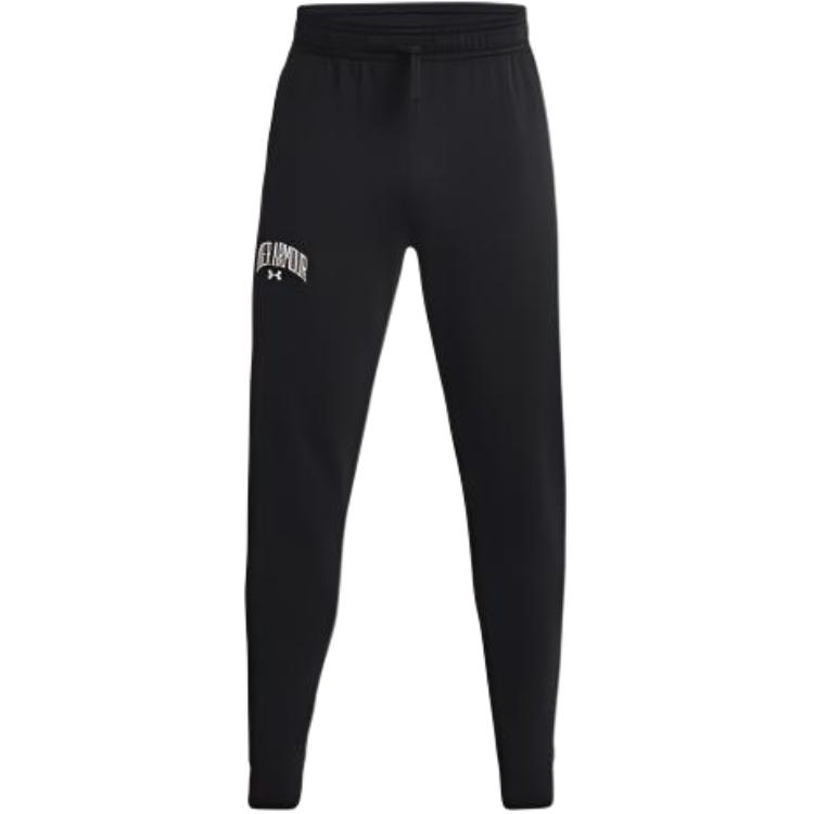 

Under Armour Однотонные спортивные брюки с буквенным принтом и завязками, мужские штаны черного цвета 1373374-001 L