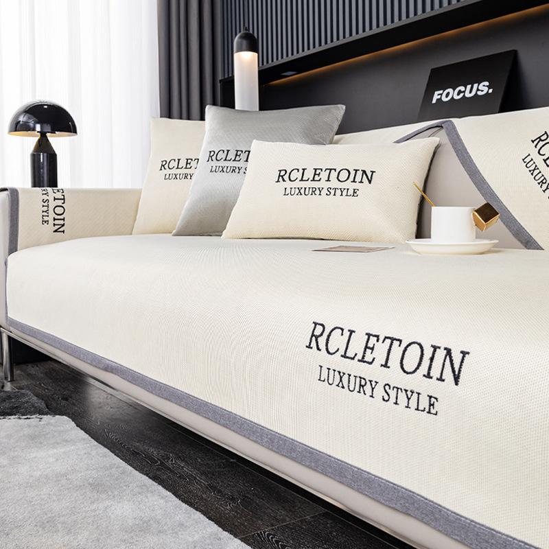 

Коврик для диванной подушки, нескользящая летняя летняя подушка, ледяной шелк, подушка для сиденья, чехол для дивана, гостиная 70*70