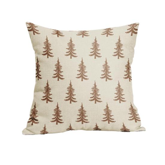 

45x45СМ Наволочка на декоративную подушку с рождественской елкой, Наволочка с принтом рождественской елки, Домашняя гостиная, Спальня, Диван, Кровать, Декоративная квадратная наволочка 45x45cm