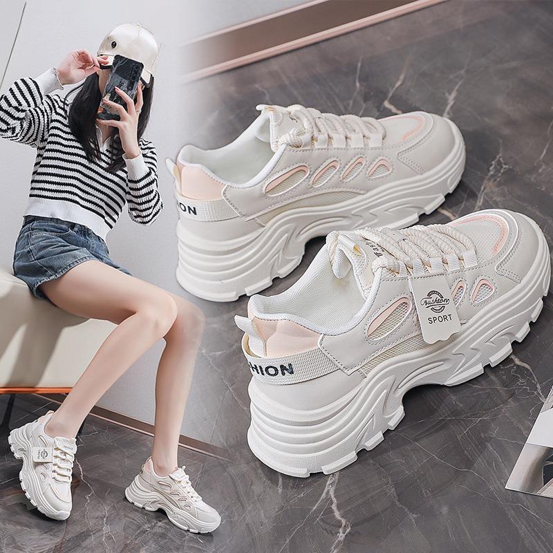 Shoes for Women Summer Breathable Sports Running Shoes 2025 New Men's Comfortable Platform Casual Sneakers Non Slip Tennis Shoes