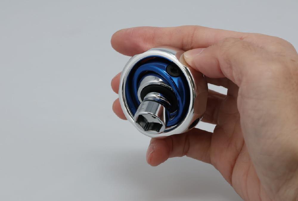 SIGNET Gimbal 11581 Ratchet, 1/4" Drive, Blue,