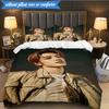 K-pop Group Stray 3pcs K-pop Music Group Bedding set,Ideal for Bedroom, Dormitory,Including Duvet Cover And 2pcs Pillowcases,Fan Gifts