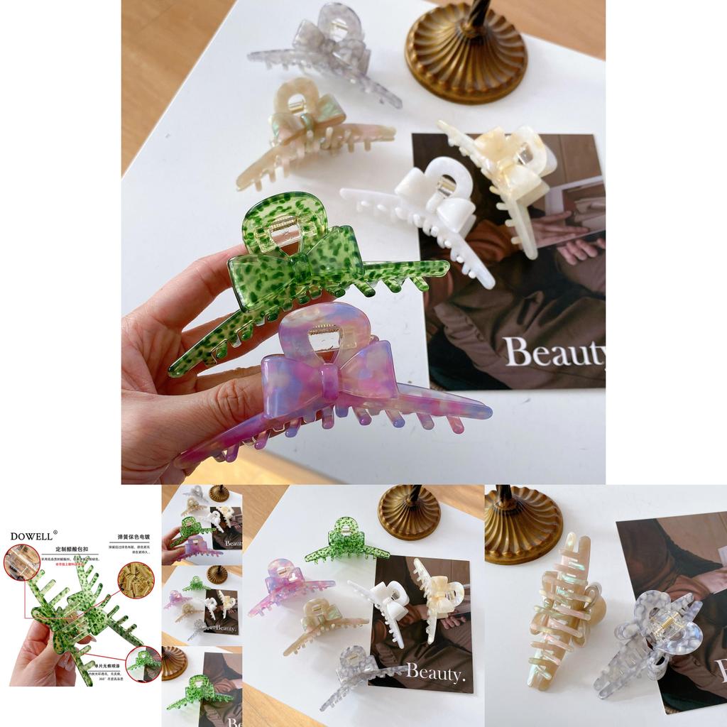 Trendy Acetate Hair Claw Clip In Fresh Sweet Korean Style Available In Multiple Colors
